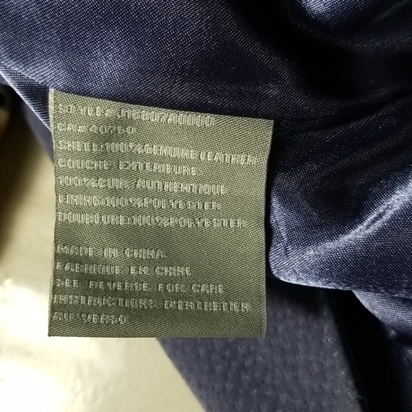 Guillaume Women's Suede Jacket Size 1X With Pierced Out Collar Blue - Picture 5 of 6